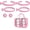 Pink, variant on Cup Holder Compatible with Stanley 30oz 40oz, Drink Holder Attachment for Bogg Bag & Simple Modern Rubber Beach Tote