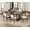 Espresso Brown, variant on WAMPAT Modern Upholstered Dining Chairs Set of 6,Farmhouse Kitchen Chairs with Fabric Cushion & Solid Back for Dining Room,Living Room,Espresso Brown