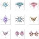 thumbnail image 3 of Blingbling-taladro de resina brillante para tatuajes de pecho, pegatinas para Festival de Música, fiesta, Carnaval, maquillaje, clavícula, pezón, 3D, decoración de tatuajes, 3 of 4