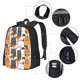 thumbnail image 2 of Fotbe Funny Cats Mochila para Hombre y Mujer - Tela Oxford 600D Resistente - Mochila Impermeable de Gran Capacidad para Escuela, Viajes y Senderismo, 2 of 6