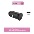 thumbnail image 5 of onn 20W USB-C Power Delivery Car Charger, Single USB-C Port, USB-IF Certified, Black, 5 of 12