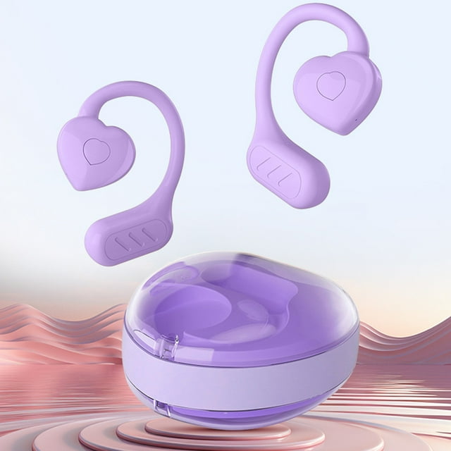 Auriculares Bluetooth, Auriculares inalámbricos Bluetooth Corazón Auriculares Bluetooth en forma de corazón Lindo regalo de San Valentín Reducción de ruido Sonido estéreo Auriculares Bluetooth Auricul