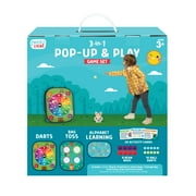 Chuckle & Roar Educational 3-in-1 Pop-Up & Play Game Set for Children Aged 3 and Up
