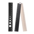 thumbnail image 1 of Kit de Reglas Plegables y Rectas Uxcell 30/15cm Protractor de Aleación de Aluminio con Borde Ondulado y Círculo Hueco para Hogar, Aula y Oficina, Negro-Dorado, 1 of 7