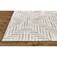 thumbnail image 7 of Palatez Diamond Medallion Wool Rug, Warm Gray/Ivory Cream, 5ft x 8ft Area Rug, 7 of 7