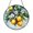 Acrylic 3.5 Inch, variant on Citrus Lemon Tree Faux Stained Glass Window Decor, Cheerful Suncatcher Hanging for Sunny Home Interiors