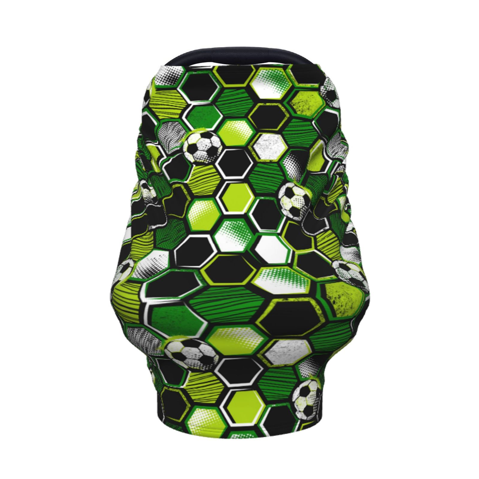 Fotbe Soccer1 Pattern Car Seat Covers for Babies, Nursing Breastfeeding Cover Infant Carseat Canopy, Soft Stretchy Carrier Cover
