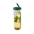 thumbnail image 2 of Botella de agua de Plástico Jadeshay 700 ml transparente con pajita, 2 of 8