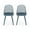 Green, variant on GDF Studio Lucy Outdoor Modern Dining Chair, Set of 2, Green