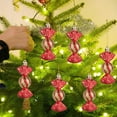 thumbnail image 4 of Nilvkv 6pcs Christmas Candy Ornaments Glitter Jars & Plastic Peppermints for Tree Home Party, Christmas Decorations, CHRlSTMAS-GlFTs, 4 of 6