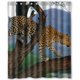 thumbnail image 1 of ABPHQTO Leopardo en el árbol Cortina de ducha Cortina de ducha impermeable 150x180 cm, 1 of 2