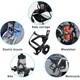 thumbnail image 5 of Portavasos para bicicleta, portabotellas 2 en 1, portabotellas de aleación de aluminio, portavasos giratorio universal para manillar de bicicleta, motocicleta, MTB, barco, andador, silla de ruedas, cochecito negro JM JM, 5 of 5