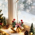 thumbnail image 6 of Noothes Christmas Bells Double Horn Metal Bell Pendant Christmas Ornaments for Christmas Tree Window Display Handmade DIY Vintage Rustic Holiday Decor, 6 of 6