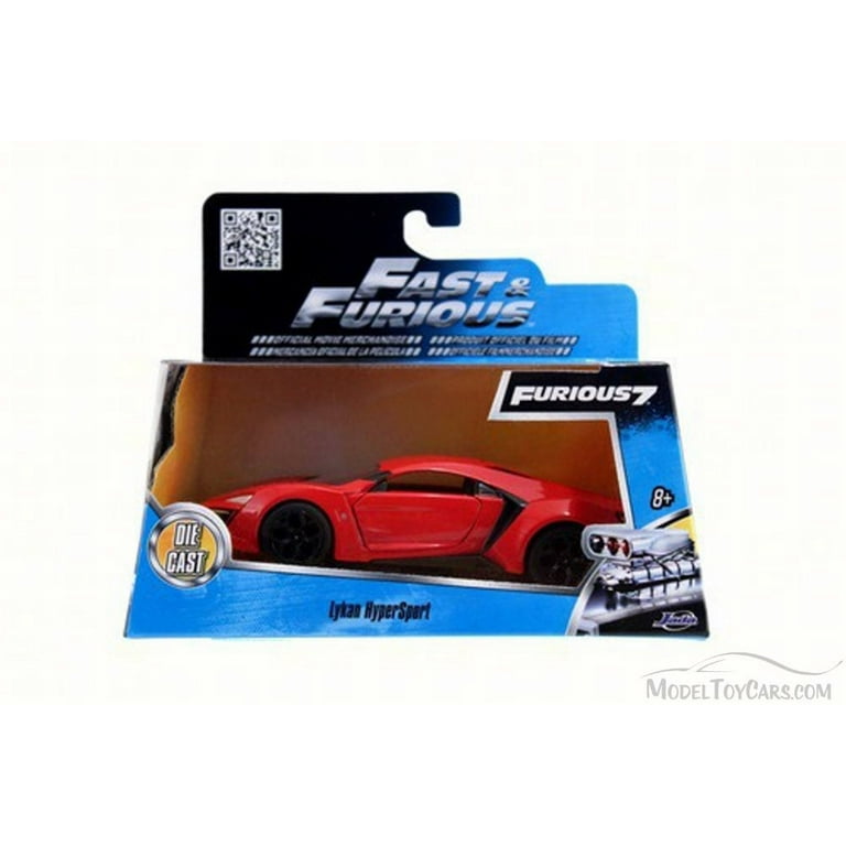 Amazon.com: Jada Lykan Hypersport Red Fast & Furious 7