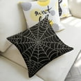 thumbnail image 5 of Halloween spider web Linen toss pillowcase decoration pillowcase gifting preferred 24x24 inch cushion cover sofa pillowcase sofa bedroom living room car, 5 of 8