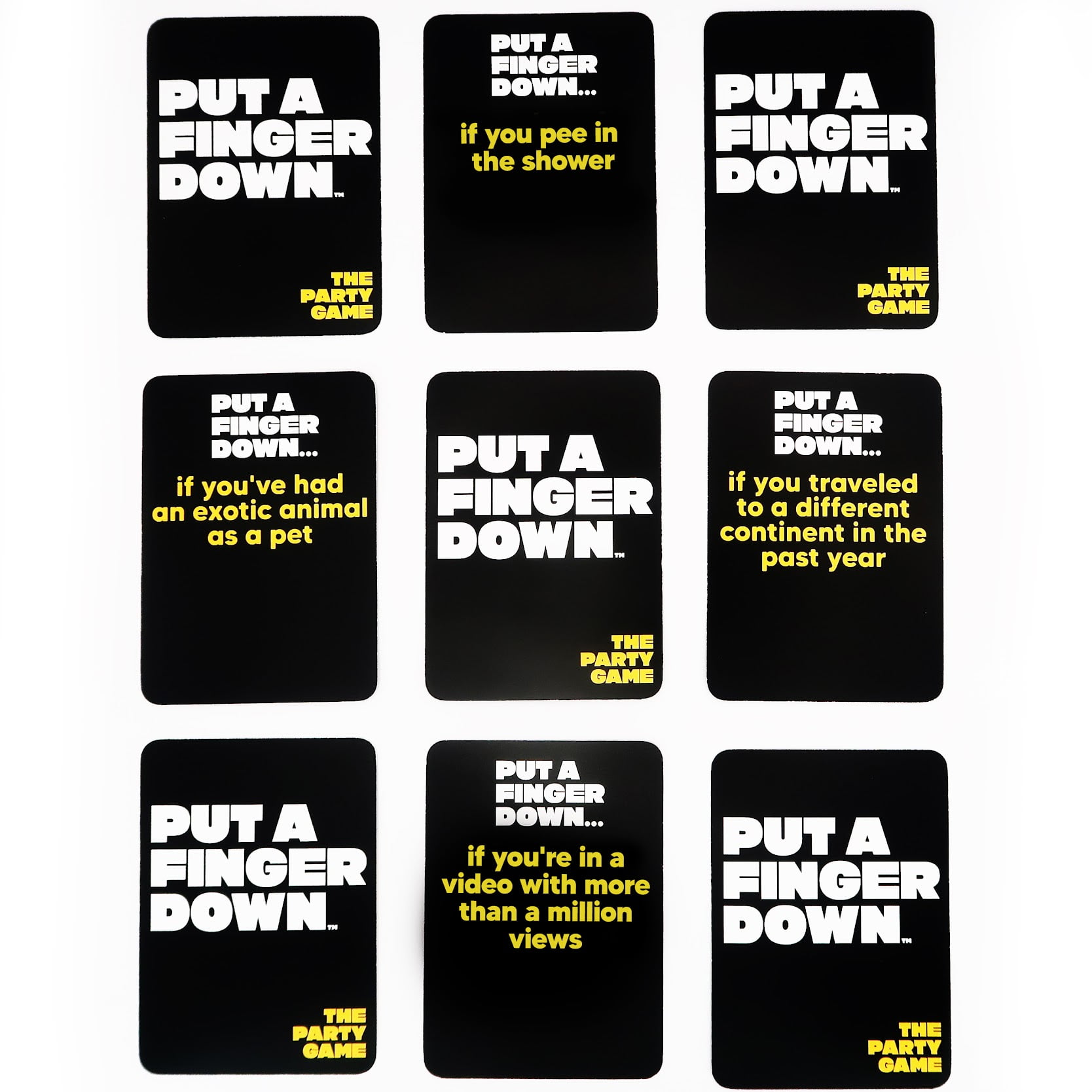 Put a Finger Down - The Viral Party Card Game