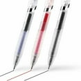 thumbnail image 4 of D&S Quick Dry Retractable Gel Ink Pens, Fine Point(0.5mm), Smooth Writing, Pack of 12 (0108-red), 4 of 4