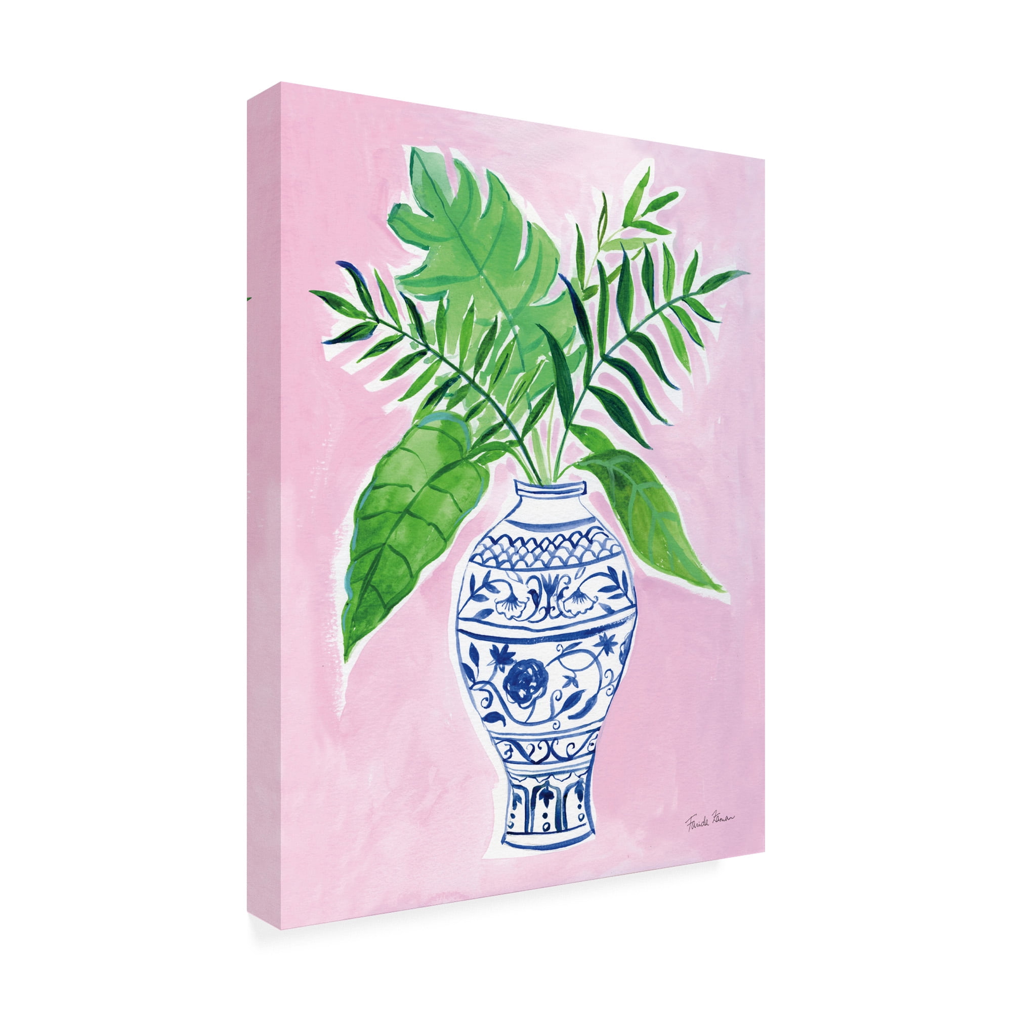 Trademark Fine Art 'Elegant Chinoiserie I Crop' Canvas Art by Farida Zaman