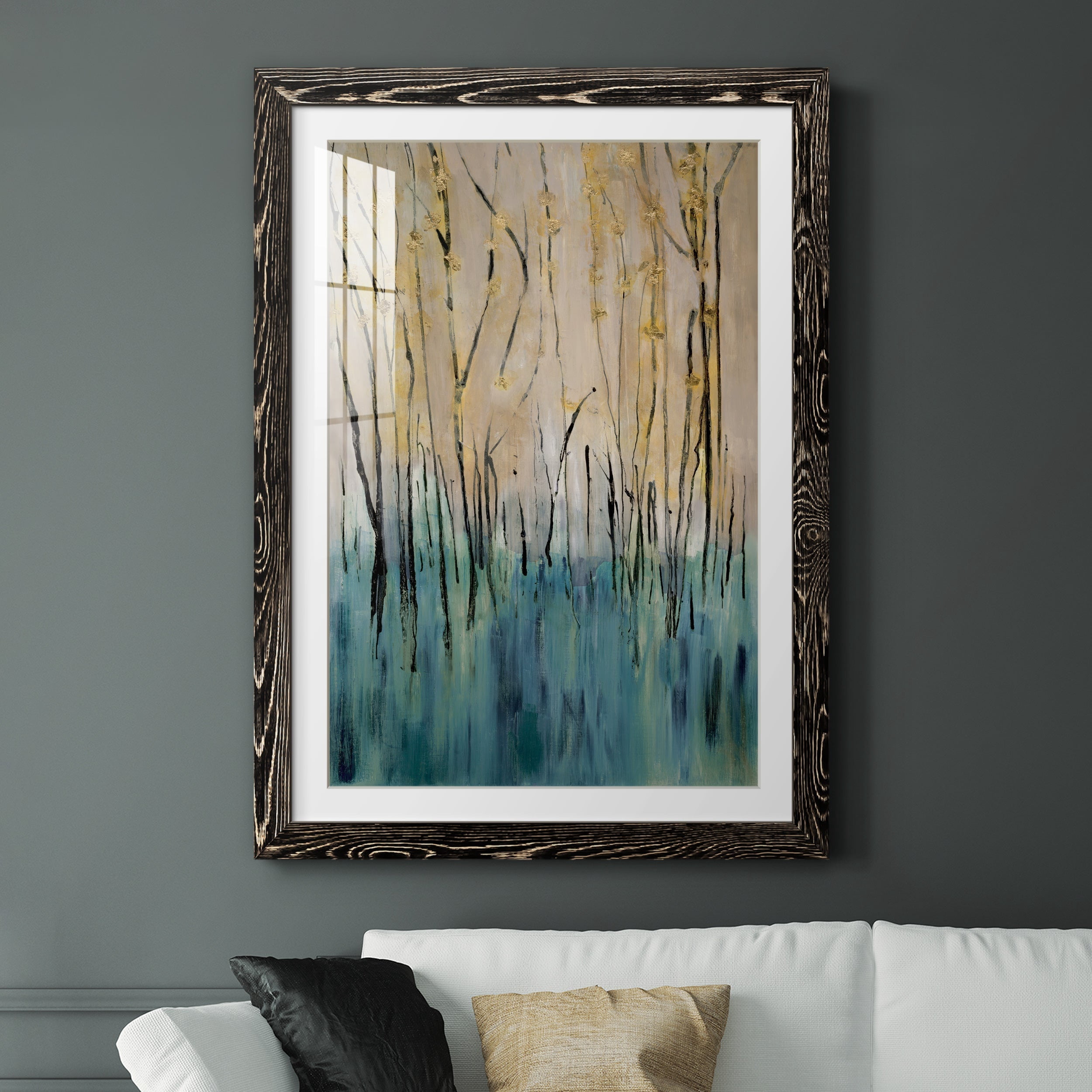 Mountain Air - Premium Framed Print - Distressed Barnwood Frame - Ready to Hang