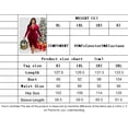 thumbnail image 6 of Plus Size Womens Burgundy V Neck High Waist Midi Dress Long Sleeve Knitted Bodycon Slit Fall Winter, 6 of 6