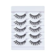 Kiss So Wispy False Eyelashes, Strip Lashes, Style 11, Black, 12mm, 5 Pairs