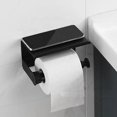 thumbnail image 5 of LLC Stainless Steel Toilet Paper Holder with Shelf, Damping Device - Bathroom Tissue Roll Storage, 5 of 5