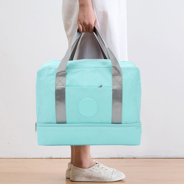 Petate Impermeable Del Gimnasio, Bolsa Deportiva Separada En Seco Y Húmedo Con Compartimento Para Zapatos, Bolsa De Viaje De Gran Capacidad, Bolso De Entrenamiento Duradero Bolsa