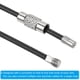 thumbnail image 5 of Cable de Llavero de Alambre de Acero Inoxidable de 3.5 Pulgadas, Negro, Paquete de 15, 5 of 6