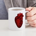 thumbnail image 4 of CafePress - Vintage Anatomical Human Heart Coffee Mug - 11 oz Ceramic Mug - Novelty Coffee Tea Cup, 4 of 4
