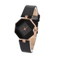 thumbnail image 4 of Women PU Quartz Movement Analog Rhombus Dial Rhinestones Wristwatch Watch (Black), 4 of 8