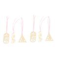 thumbnail image 1 of 6pcs Marque-Page Creux pour les Lecteurs de Livres Fine Sculpture Exquise Processus de Placage Marque-Pages en Acier Inoxydable, 1 of 8