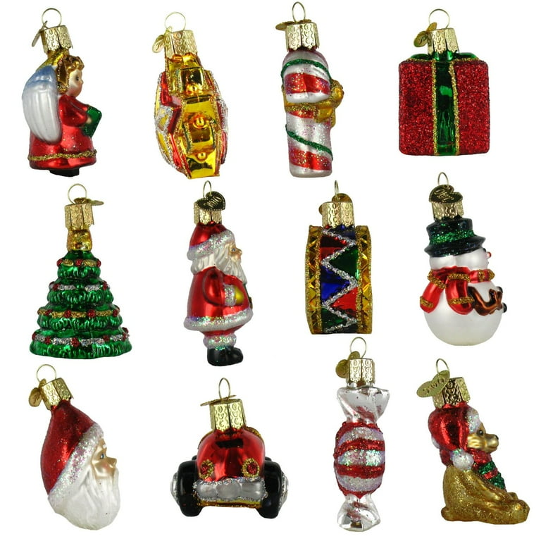 Old World Christmas Mini Christmas Set of 12, 1 