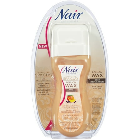 Nair Brazilian Spa Clay Roll-On Wax 5.7 oz