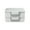 White#1158, variant on Stainless Steel & Plastic Double Lunch Box | Microwave , Large Capacity, 3 Compartments, Leakproof Sealed Lid | Office Bento with Cutlery Set, Portable Handle, 18x12.5x11cm
