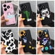 thumbnail image 2 of Tecno Spark 10 10C 2023 Cute Astronauta Leche Patrón De Vaca Caramelo Color Suave Silicona TPU Funda, 2 of 4