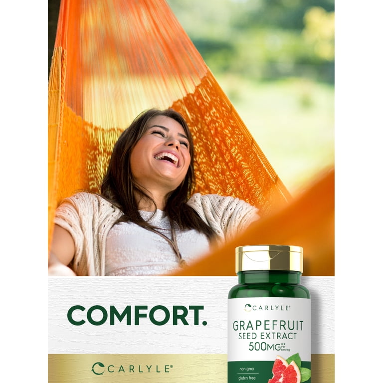 Carlyle, Grapefruit Seed Extract Capsules, 500 mg, 120 Count