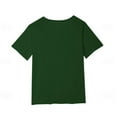 thumbnail image 5 of Miluxas V Neck T Shirts Mens Scoop Neck Short Sleeve Slim Fit Basic Tee Casual Top Army Green XXXL(XXXL), 5 of 7
