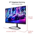 thumbnail image 4 of Sceptre - Monitor para Juegos de 27 Pulgadas y 240 Hz AMD FreeSync Premium HDMI DisplayPort - Máquin, 4 of 5