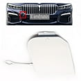 thumbnail image 2 of Trimla Rear Tow Cover for 19-22 BMW 7 series M Aerodynamics Fit 730i 730d 740i 740d 750i 750d 760i 730Li 740Li 750Li 760Li 2019 2020 2021 2022 bumper Towing Hook Eye Cap 51118745836, 2 of 5