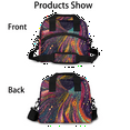 thumbnail image 3 of Herdesigns Peacock Lunch Bag for Men Women Adults Art Insulated Lunch Box Leakproof Cooler Tote Bag Organizer with Adjustable Shoulder Strap, 3 of 7
