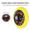 thumbnail image 4 of 5" Hook and Loop Backing Sanding Pads with 5/8"-11 Thread, Y + B 5Pcs, 4 of 6