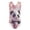 Z13-Light Pink, variant on Toddler Swimsuit Cover Up Girl Casual Hawaiian Quick-Drying Rash Guard One Piece Cut Out Bathing Suit Adjustable Straps Ruched Girls' Swimwear 9-16y