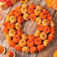 thumbnail image 4 of EUDIDV Halloween Decorations Simulation Decoration Wreath Wrapped Cloth Thanksgiving Pumpkin Decoration Sale Clearance, 4 of 6