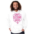 thumbnail image 5 of Breast Cancer Awareness Save Second Hoodie Sweatshirt Women Brisco Brands X, 5 of 6