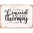 thumbnail image 1 of 12"x16" METAL SIGN - Liquid therapy 2 - Vintage Look Sign, 1 of 4