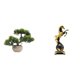 thumbnail image 1 of Colección De Bonsáis Artificiales, Plantas Artificiales En Maceta, Centros De Mesa, Figuritas De Caballos, Estatuas Modernas, Adornos, Esculturas De Animales, Centros De Mesa Para Dormitorio,, 1 of 8