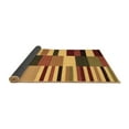 thumbnail image 2 of Ahgly Company Indoor Round Abstract Brown Contemporary Area Rugs, 7' Round, 2 of 4