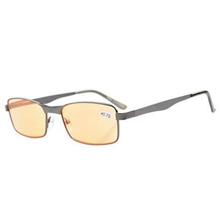 Eyekepper Rectangle Metal Frame Spring Hinges Readers ...