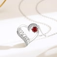 thumbnail image 1 of Un regalo único y elegante para el día de la madre. Collar de clavícula con candado en forma de corazón., 1 of 4
