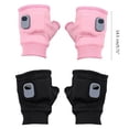thumbnail image 5 of Yammee USB Electric Rechargeable Mitten Heated Gloves Half Finger Warmer Winter Half Finger Gloves, 5 of 19